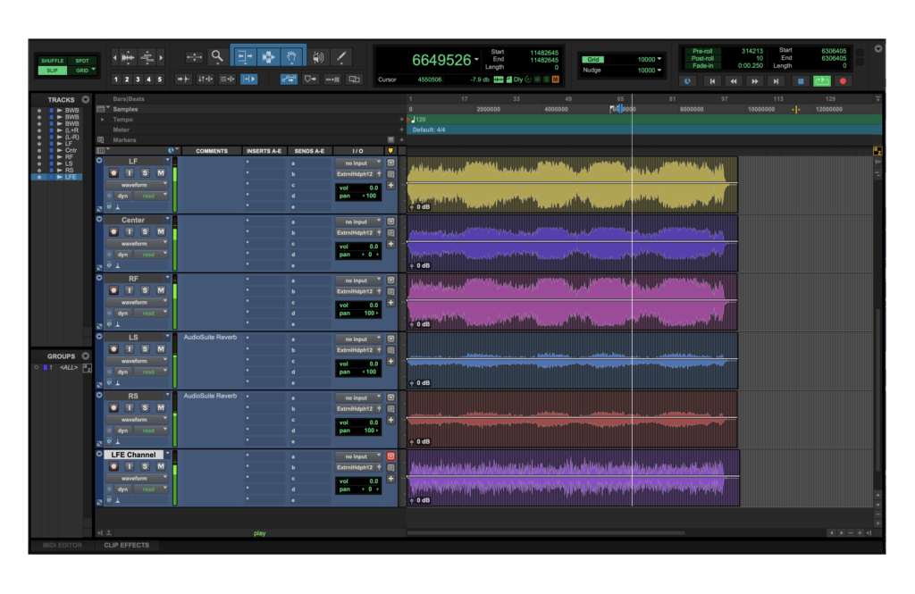 5.1 Mix Pro Tools